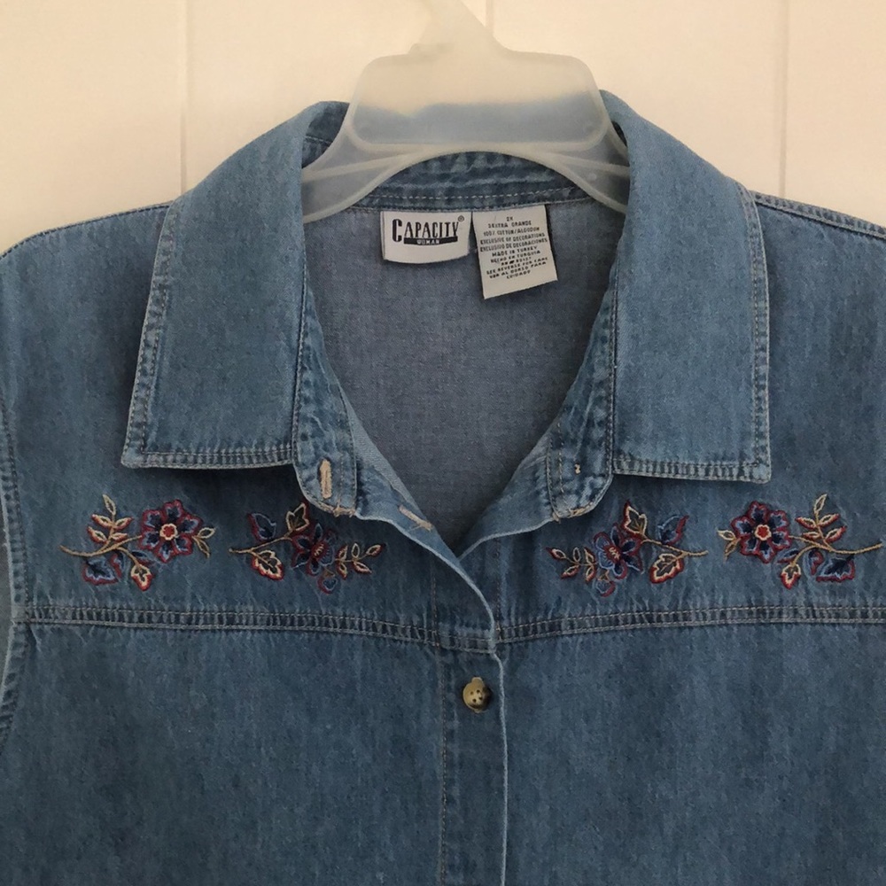 Capacity Woman Denim top - Picture 3 of 9